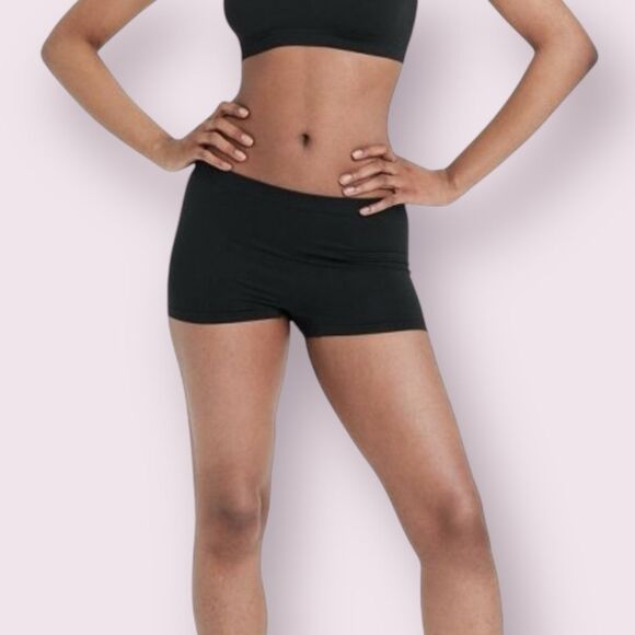 Colsie ~ Black Fitted Boyshort Size Small - Picture 1 of 9